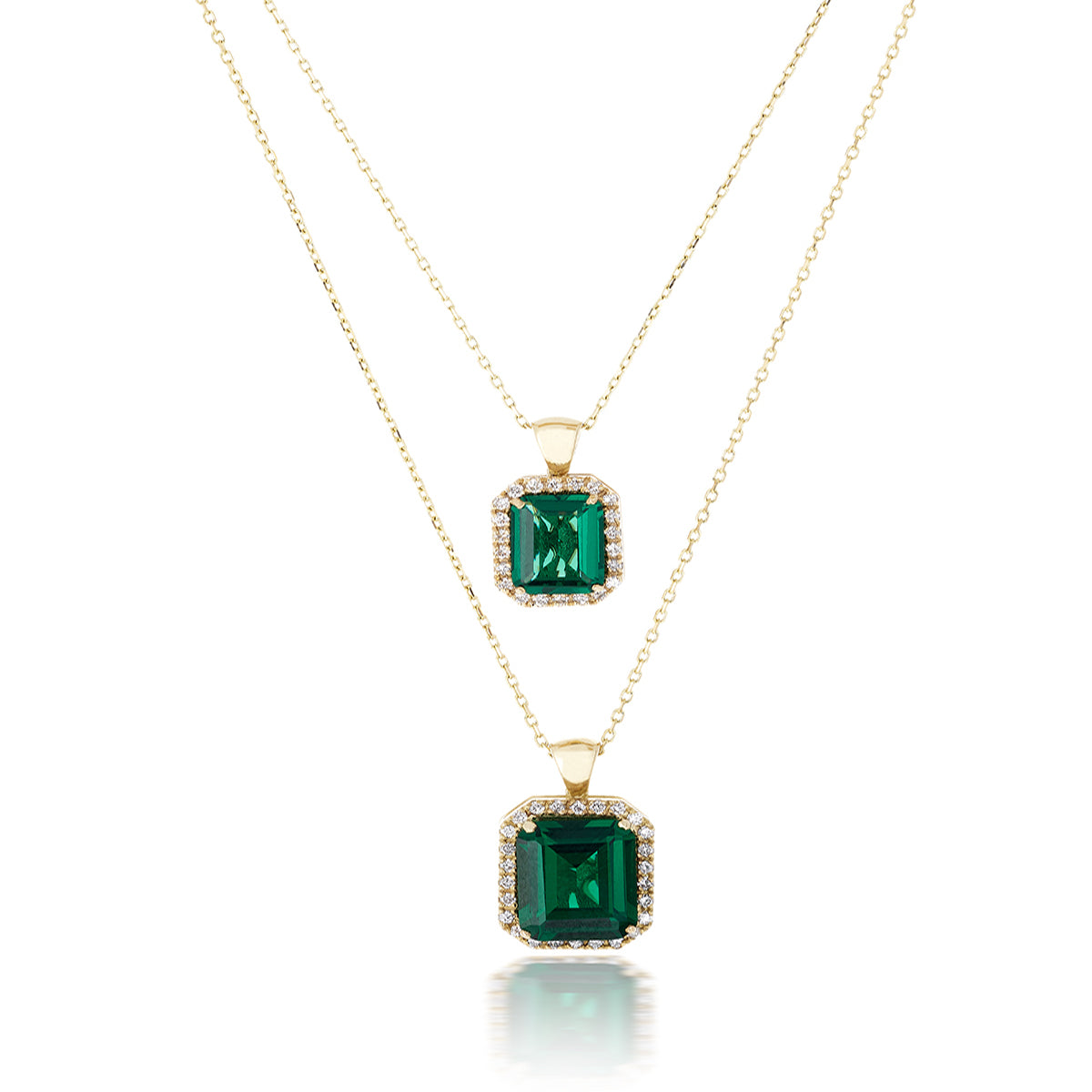 DualEmeraldNecklace-DIAM-Jewelry-Lebanon