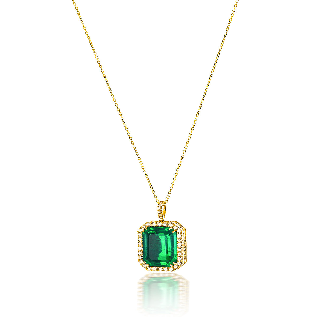 EmeraldPendantNecklace-DIAM-Jewelry-Lebanon