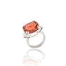 Orange Gemstone Ring- DIAM-Jewelry-Lebanon